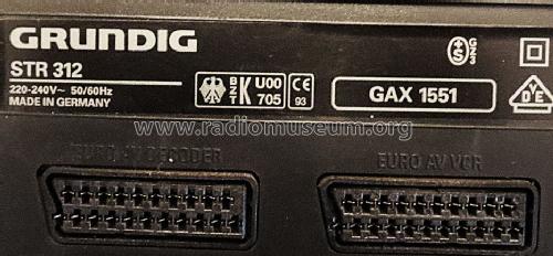 SAT-Receiver STR312; Grundig Radio- (ID = 1712485) DIG/SAT