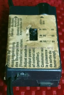Schalter für Ausgangsleistung des Steuergerätes A 403; Grundig Radio- (ID = 2373688) Misc