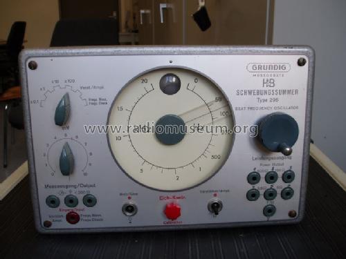 Schwebungssummer 295; Grundig Radio- (ID = 204201) Equipment