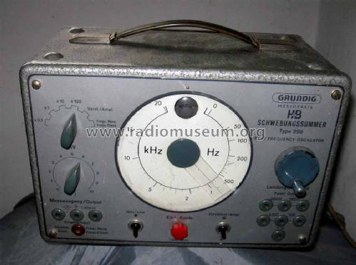 Schwebungssummer 295A; Grundig Radio- (ID = 846645) Equipment