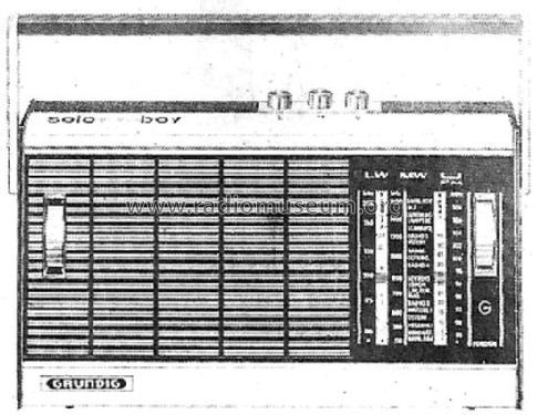 Solo-Boy 209; Grundig Radio- (ID = 1541281) Radio