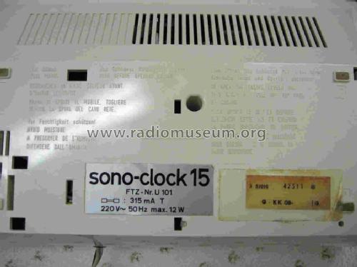 sono-clock 15; Grundig Radio- (ID = 413521) Radio