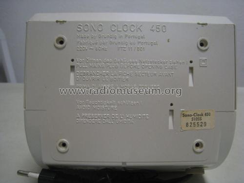 Sono-Clock 450 ; Grundig Radio- (ID = 2037815) Radio
