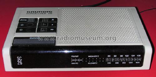 Sono Clock 26; Grundig Radio- (ID = 1407774) Radio