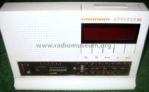 Sono-Clock 315; Grundig Radio- (ID = 914106) Radio