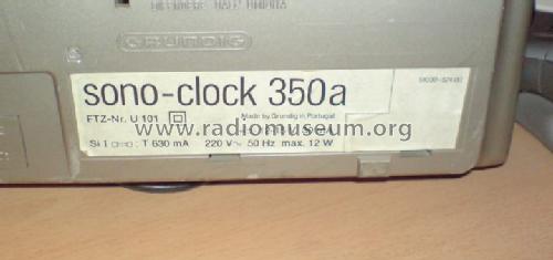 sono-clock 350a; Grundig Radio- (ID = 508816) Radio