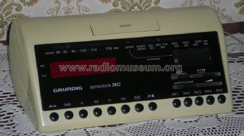 sonoclock 380; Grundig Radio- (ID = 1089833) Radio