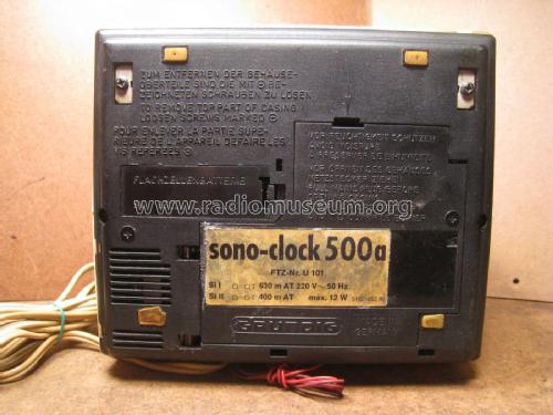 sono-clock 500a; Grundig Radio- (ID = 2071512) Radio