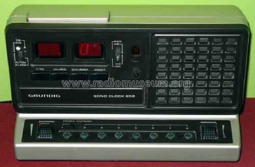 sono-clock 650; Grundig Radio- (ID = 548089) Radio