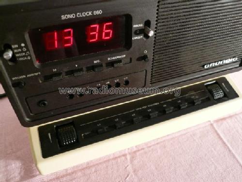 sono-clock 660; Grundig Radio- (ID = 1113576) Radio