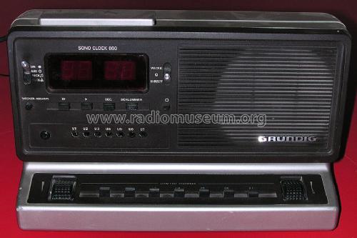 sono-clock 660; Grundig Radio- (ID = 1407914) Radio