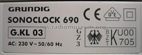 sonoclock 690; Grundig Radio- (ID = 846511) Radio