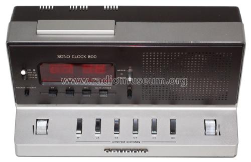 sono-clock 800; Grundig Radio- (ID = 1011084) Radio