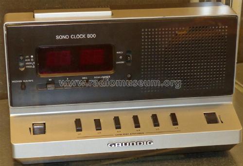 sono-clock 800; Grundig Radio- (ID = 1951856) Radio