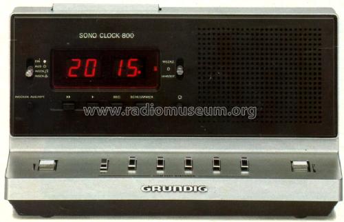 sono-clock 800; Grundig Radio- (ID = 523397) Radio