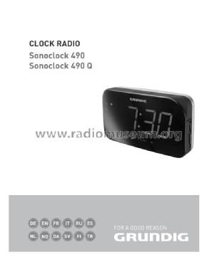 Sonoclock 490, 490Q; Grundig Radio- (ID = 3024698) Radio