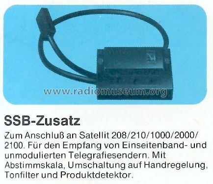 SSB-Zusatz Satellit 2000 ; Grundig Radio- (ID = 690584) Divers