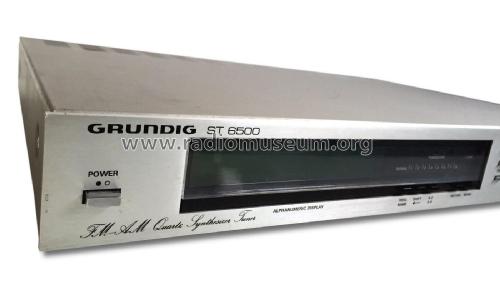 FM-AM Quartz Synthesizer Tuner ST-6500; Grundig Radio- (ID = 1795745) Radio
