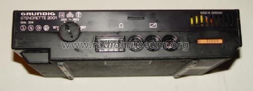 Stenorette 2001; Grundig Radio- (ID = 837692) R-Player