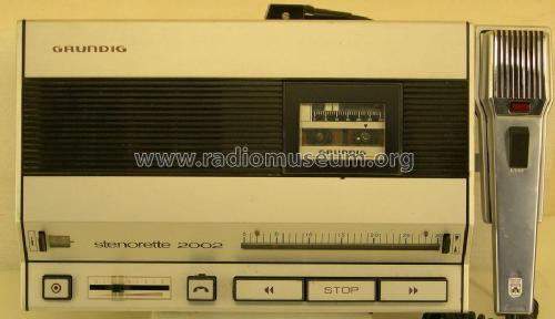 Stenorette 2002; Grundig Radio- (ID = 1727637) Reg-Riprod