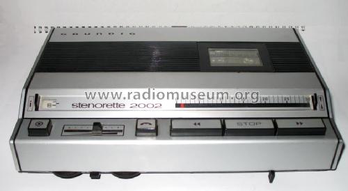 Stenorette 2002; Grundig Radio- (ID = 711079) Reg-Riprod