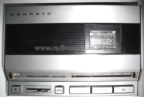 Stenorette 2002; Grundig Radio- (ID = 711091) R-Player