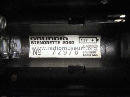 Stenorette 2060; Grundig Radio- (ID = 454607) Reg-Riprod