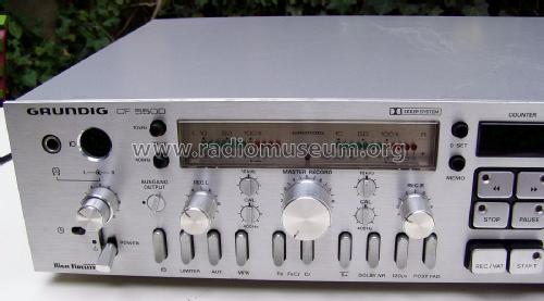 Stereo Cassette Deck CF5500; Grundig Radio- (ID = 1879141) R-Player