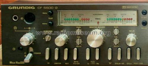 Stereo Cassette Deck CF 5500-2; Grundig Radio- (ID = 1192663) R-Player