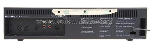Stereo Cassette Deck CF 5500-2; Grundig Radio- (ID = 2364059) R-Player
