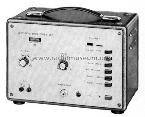 Stereo-Coder SC1; Grundig Radio- (ID = 261325) Equipment