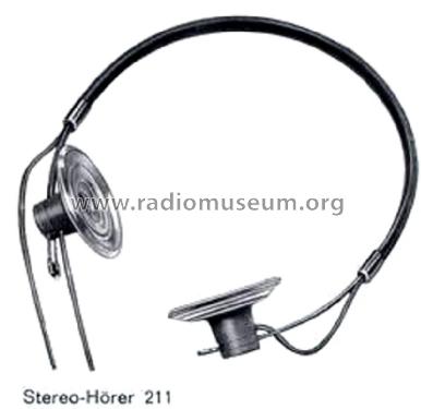 Stereo Headphones 211; Grundig Radio- (ID = 2488028) Parlante