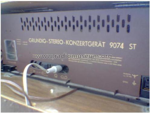 Stereo Konzertgerät 9074ST; Grundig Radio- (ID = 1073401) Radio