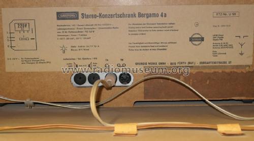 Stereo-Konzertschrank Bergamo 4a Ch= RC400MS; Grundig Radio- (ID = 2103992) Radio