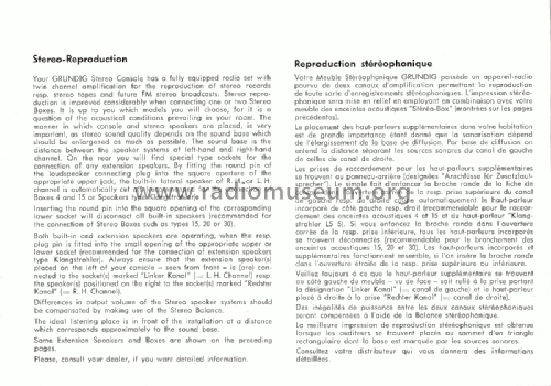 Stereo-Konzertschrank KS490; Grundig Radio- (ID = 2822340) Radio