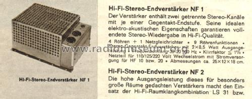 Stereo-Konzertschrank KS80 Ch= HF10/NF1; Grundig Radio- (ID = 1101623) Radio