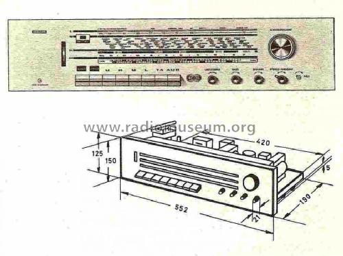 Stereo-Rundfunkempfangsteil HF35L; Grundig Radio- (ID = 724229) Radio