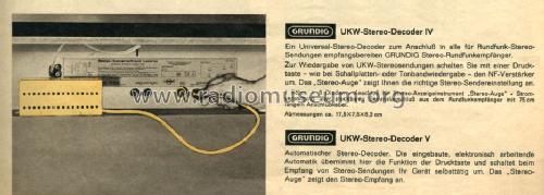 Stereomeister 10; Grundig Radio- (ID = 1097868) Radio