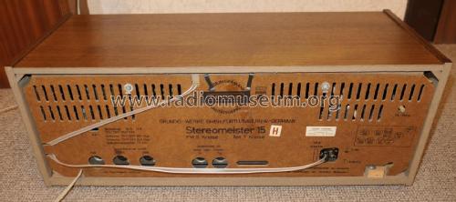 Stereomeister 15H; Grundig Radio- (ID = 2366382) Radio