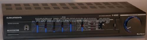 Stereoverstärker V 4200; Grundig Radio- (ID = 1426154) Ampl/Mixer