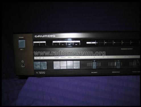 Stereoverstärker V 7200; Grundig Radio- (ID = 554001) Ampl/Mixer