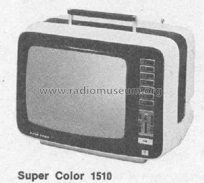 Super Color 1510; Grundig Radio- (ID = 436320) Televisión