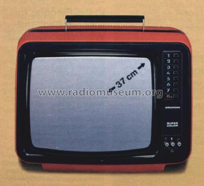 Super Color 1510b; Grundig Radio- (ID = 709770) Télévision