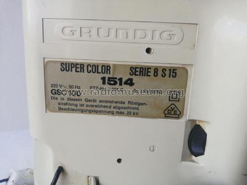 Super Color 1514; Grundig Radio- (ID = 2788501) Television