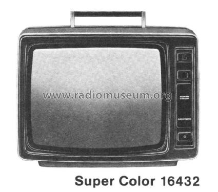 Super Color 16432; Grundig Radio- (ID = 707305) Television