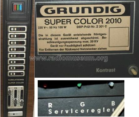 Super Color 2010; Grundig Radio- (ID = 678678) Television