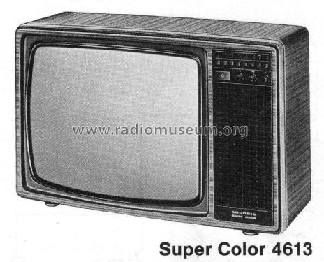 Super Color 4613; Grundig Radio- (ID = 2083485) Television