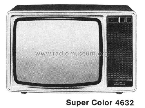 Super Color 4632; Grundig Radio- (ID = 707304) Television