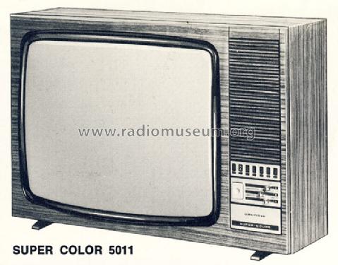Super Color 5011; Grundig Radio- (ID = 788459) Television