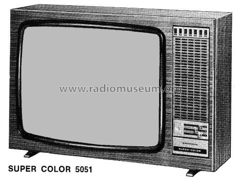 Super Color 5051; Grundig Radio- (ID = 2079202) Television